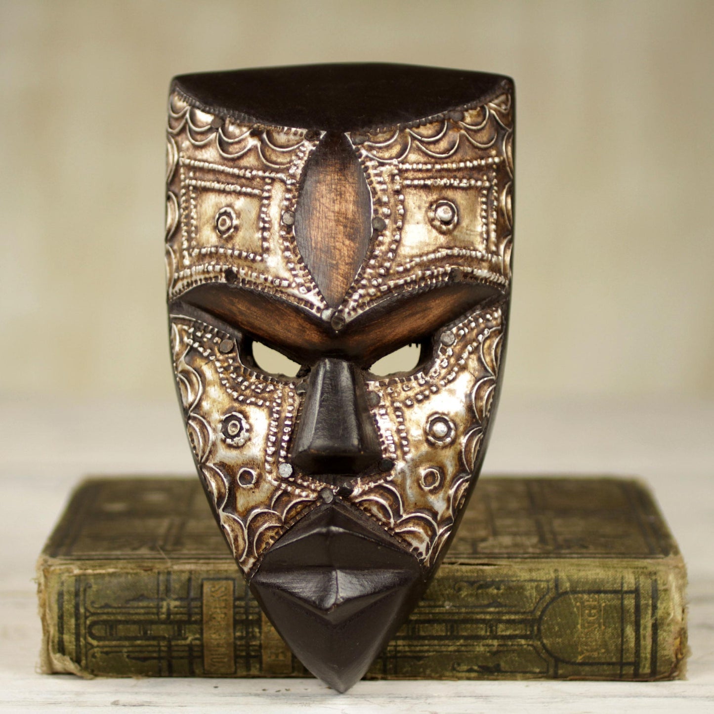 Mbara Hunter Ghanaian Wall Mask