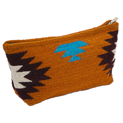 Autumn Sunrise Hand Made Wool Clutch Handbag Sunrise from Mexico