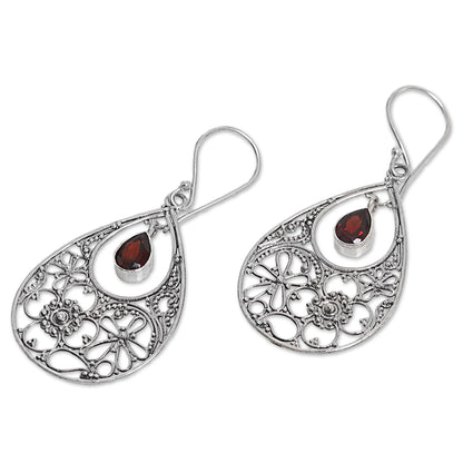 Floral Days Sterling Silver Earrings