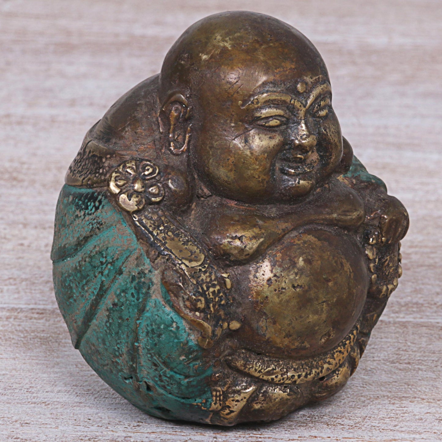 Welcoming Buddha Bronze Sculpture