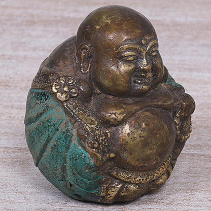 Welcoming Buddha Bronze Sculpture