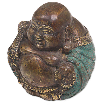 Welcoming Buddha Bronze Sculpture