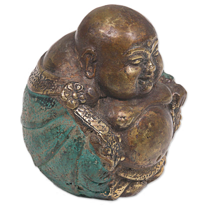 Welcoming Buddha Bronze Sculpture