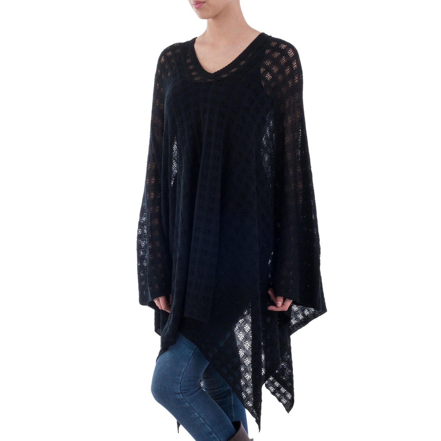 Indigo Shadow Poncho