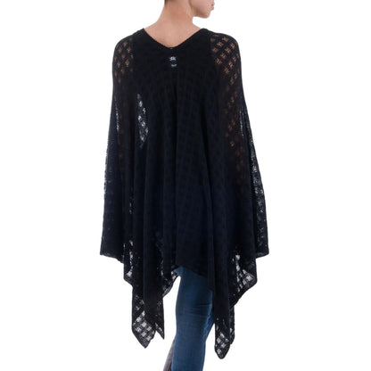 Indigo Shadow Poncho