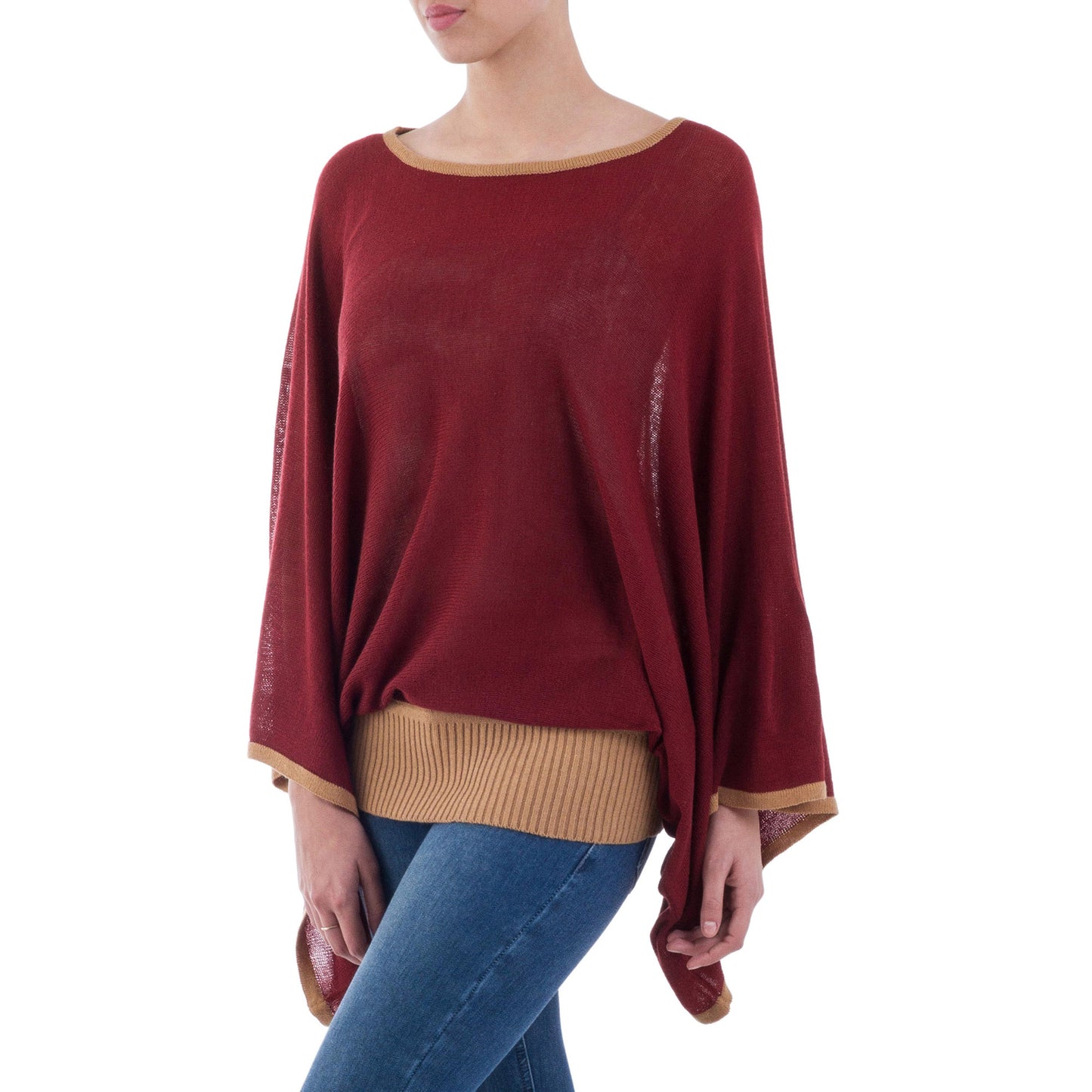 Piura Dance Burgundy Sweater