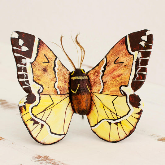 False Sphinx Moth Hand Crafted Ceramic False Sphinx Moth Sculpture