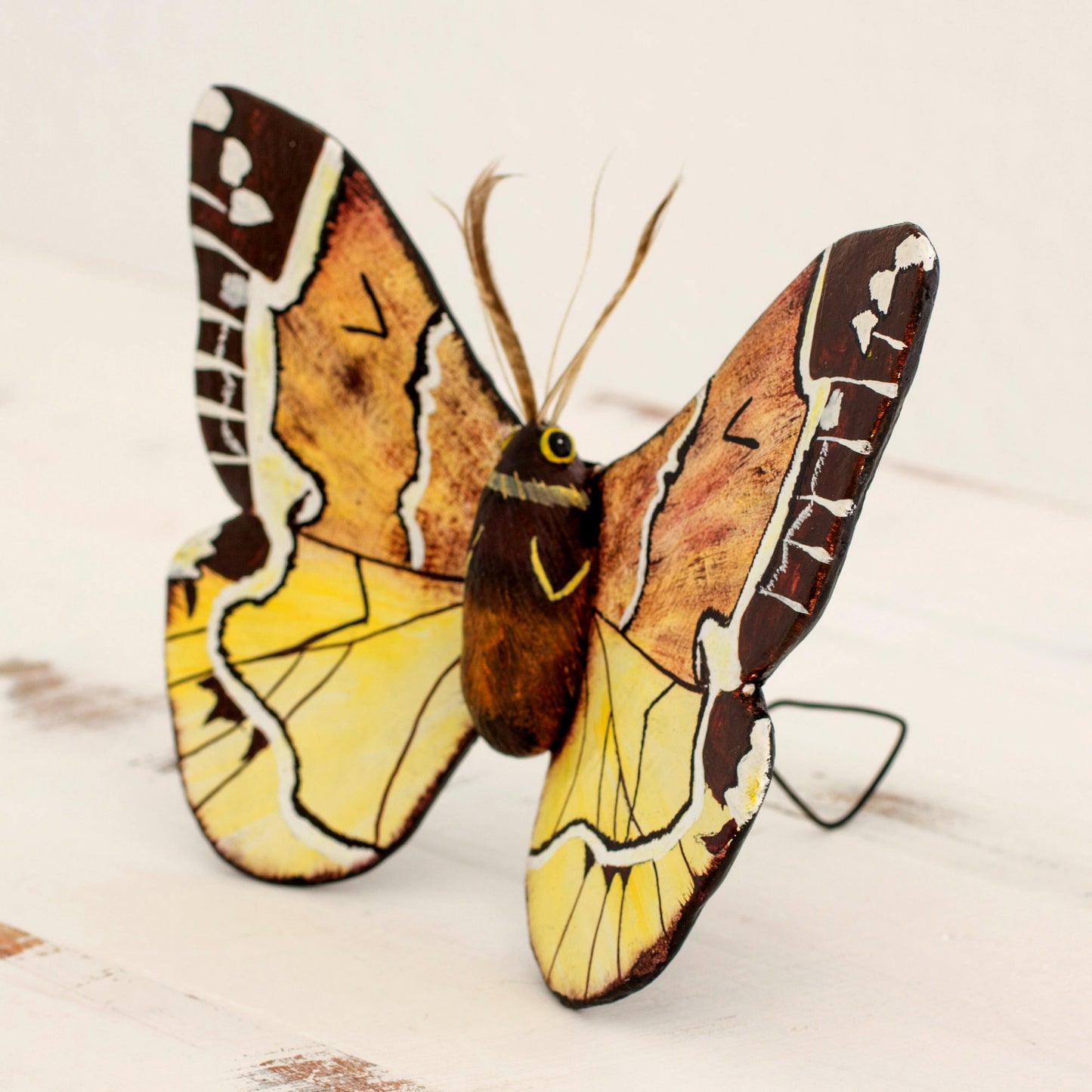 False Sphinx Moth Hand Crafted Ceramic False Sphinx Moth Sculpture