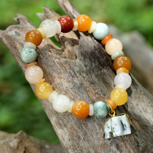 Elephant Remembrance Beaded Bracelet