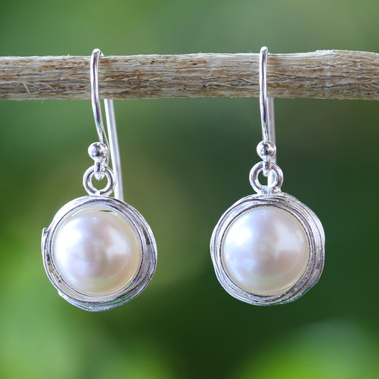 Pearl Radiance Cultured Pearl Dangle Earrings from Thailand