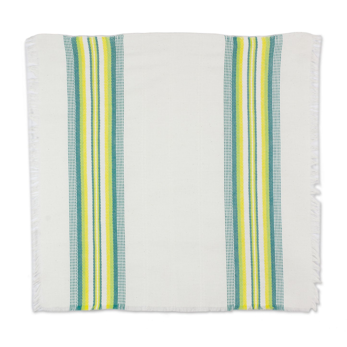 Culinary Inspiration in Green Multicolor 100% Cotton Napkins from Guatemala (Set of 6)