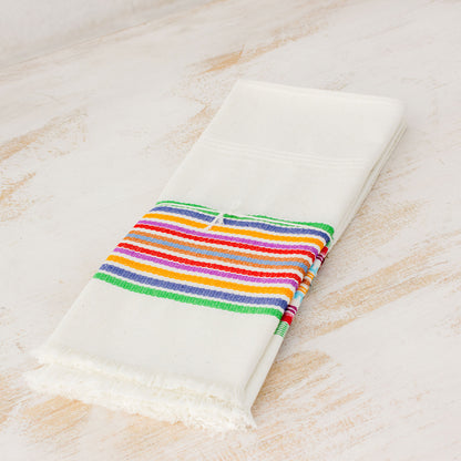 Celebration Striped Multicolor 100% Cotton Dishtowels (Set of 3)