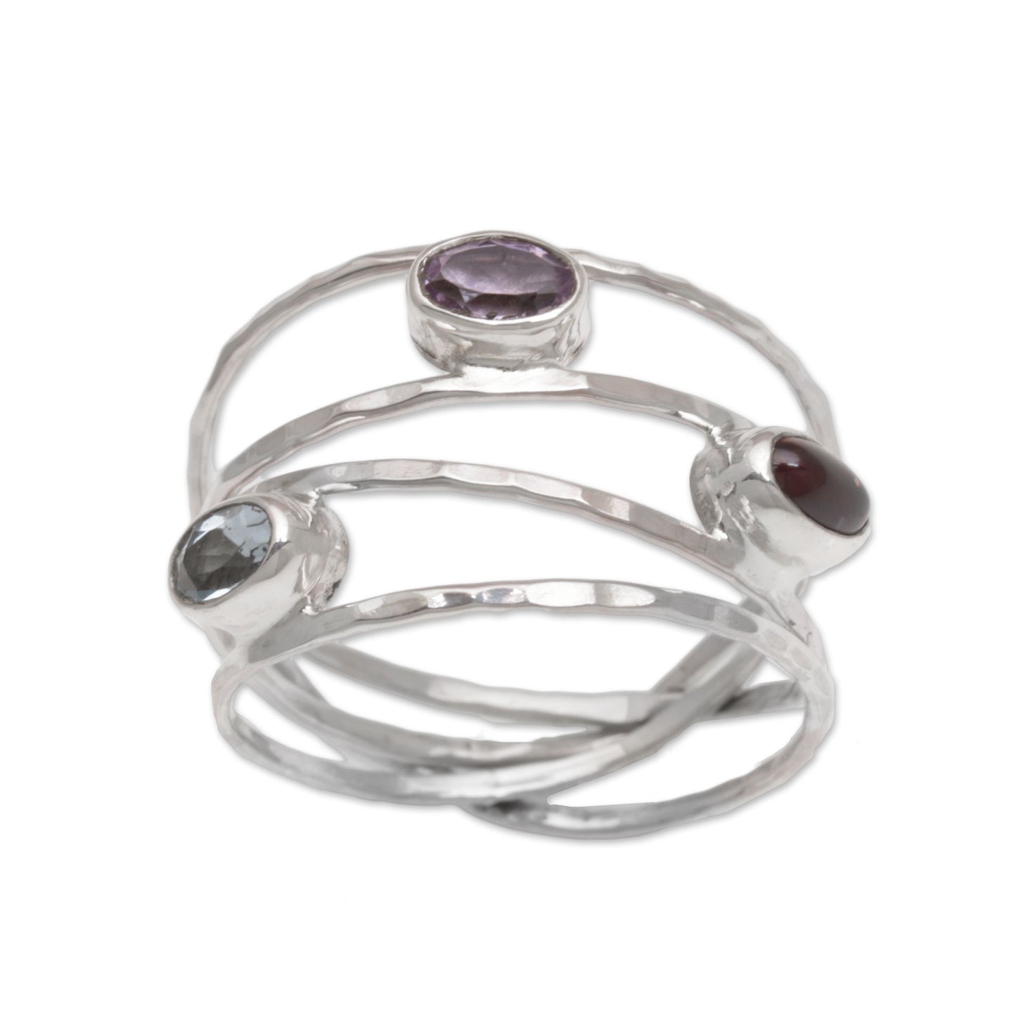 Eternal Majesty Amethyst Sterling Silver Ring