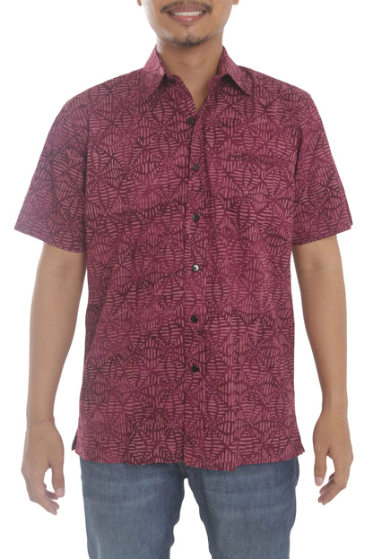 Distinguished Traveler Cotton Batik Shirt