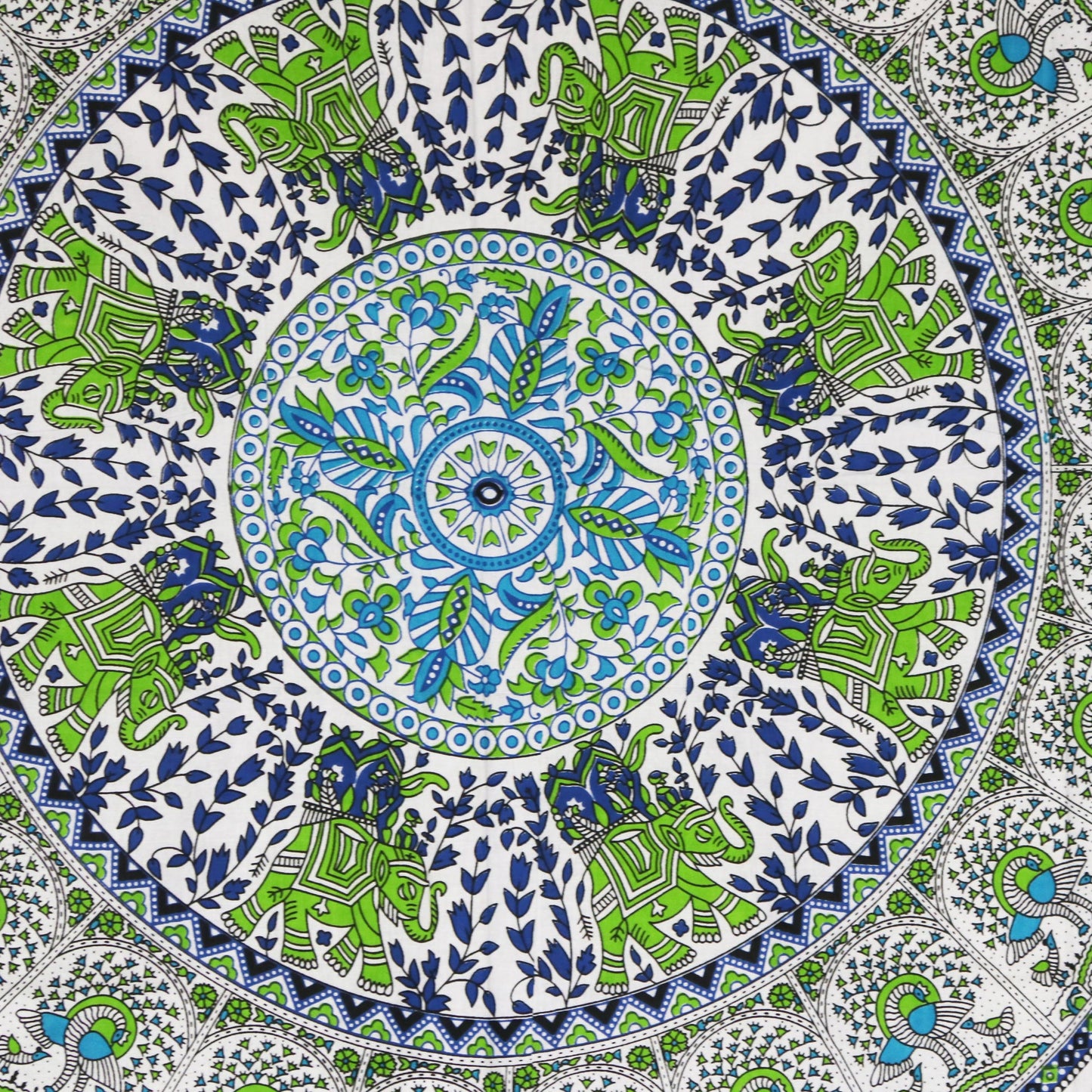 Forest Mandala Fabric Print