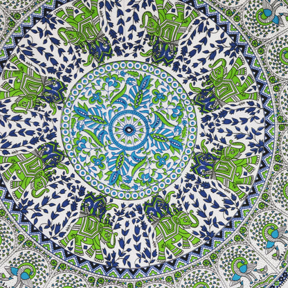 Forest Mandala Fabric Print