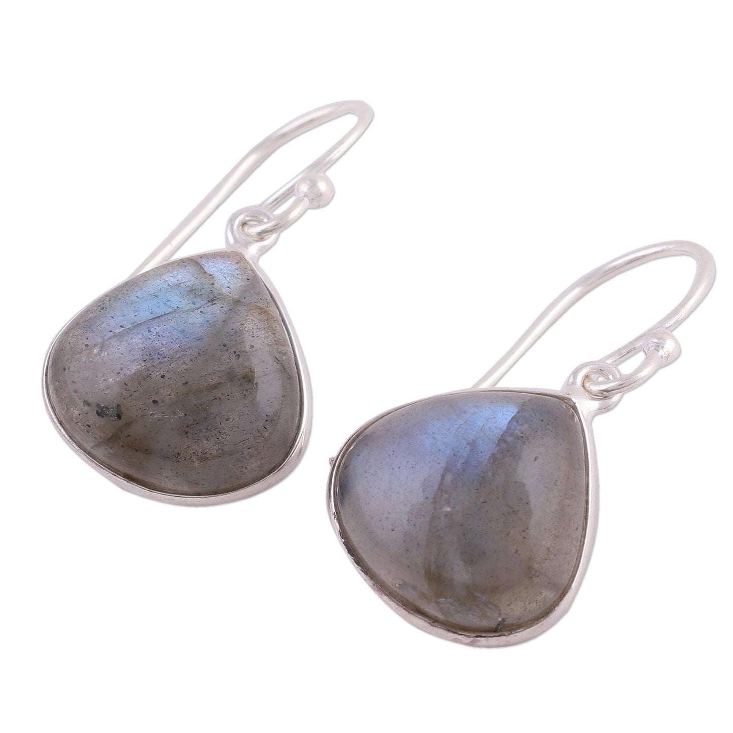 Dancing Soul Labradorite Silver Dangle Earrings