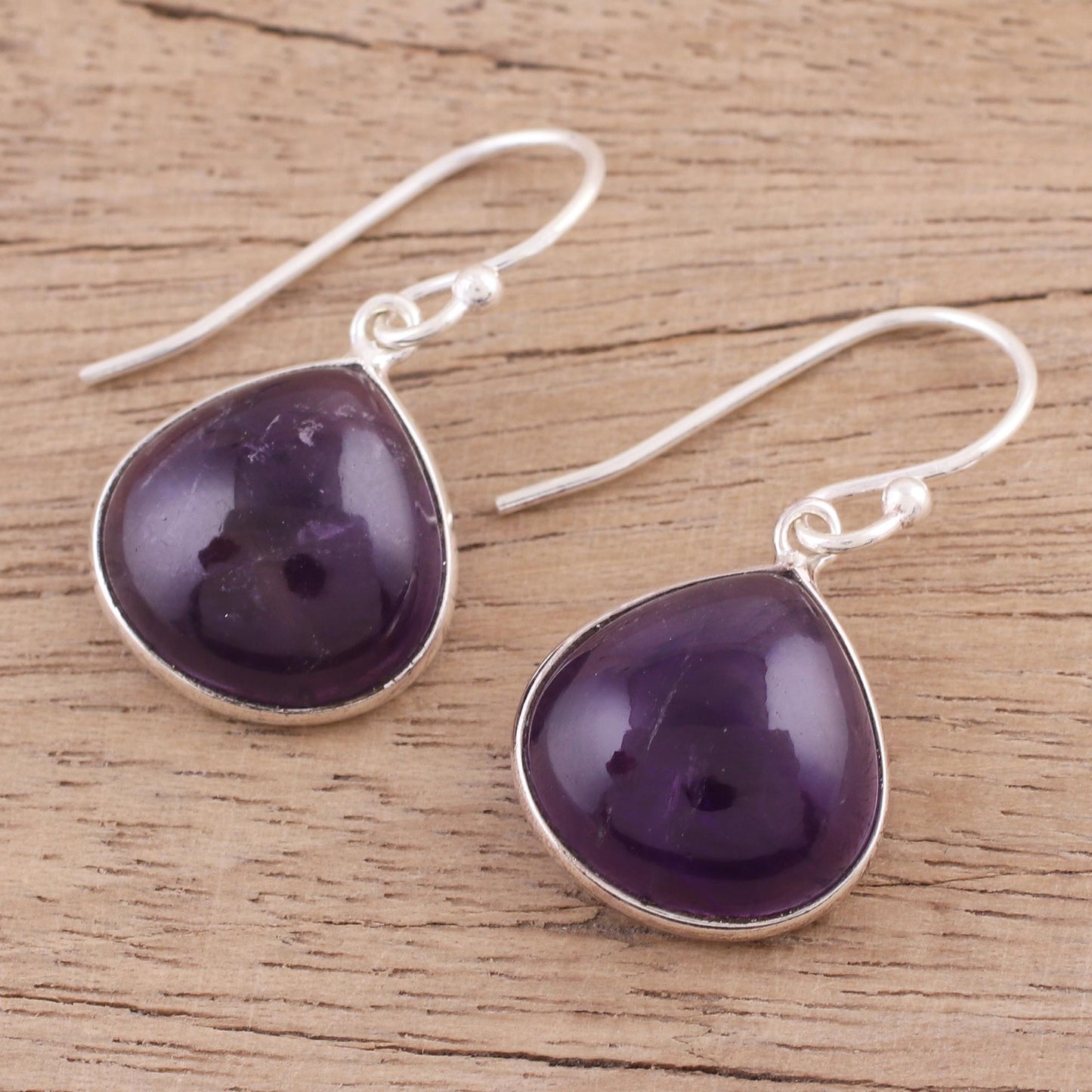 Dancing Soul Amethyst Dangle Earrings