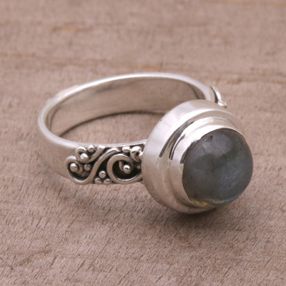 Magnificent Forest Labradorite Silver Ring