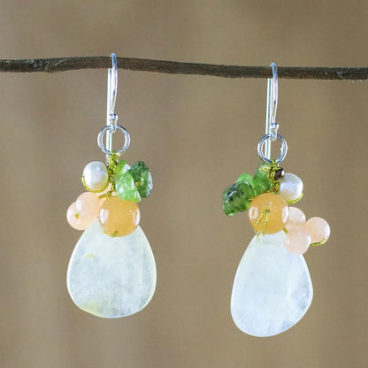 Soft Drops Beaded Earrings