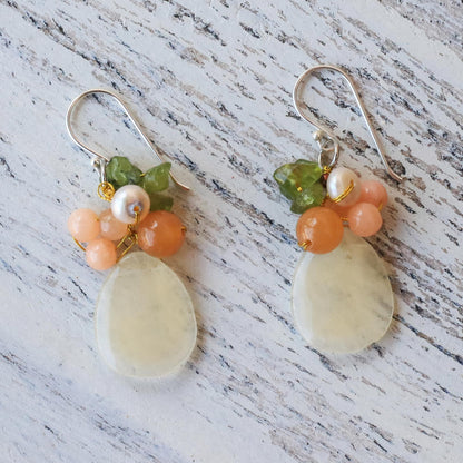 Soft Drops Beaded Earrings