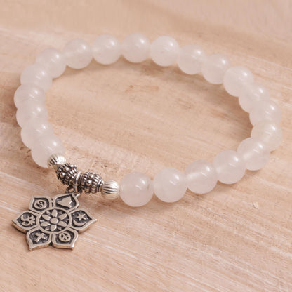 Unity Flower Moonstone Bracelet