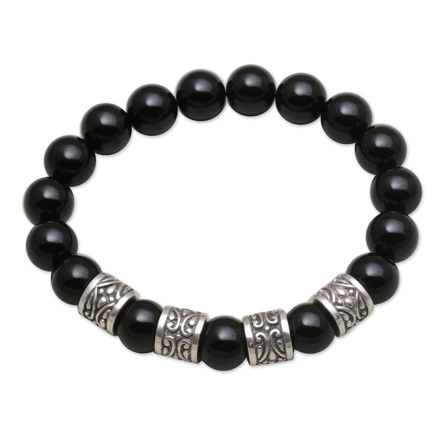 Shrine Shadow Men's Onyx Bracelet