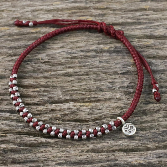 Bohemian Life in Crimson Bracelet