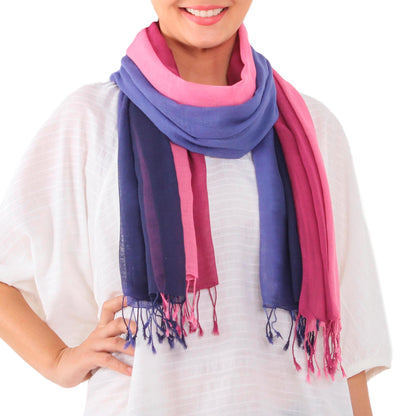 Colors of Experience 100% Cotton Scarf