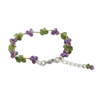 Chiang Mai Muse Multi-Gem & Silver Bracelet