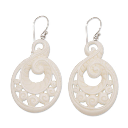 Swirling Scales Dangle Earrings