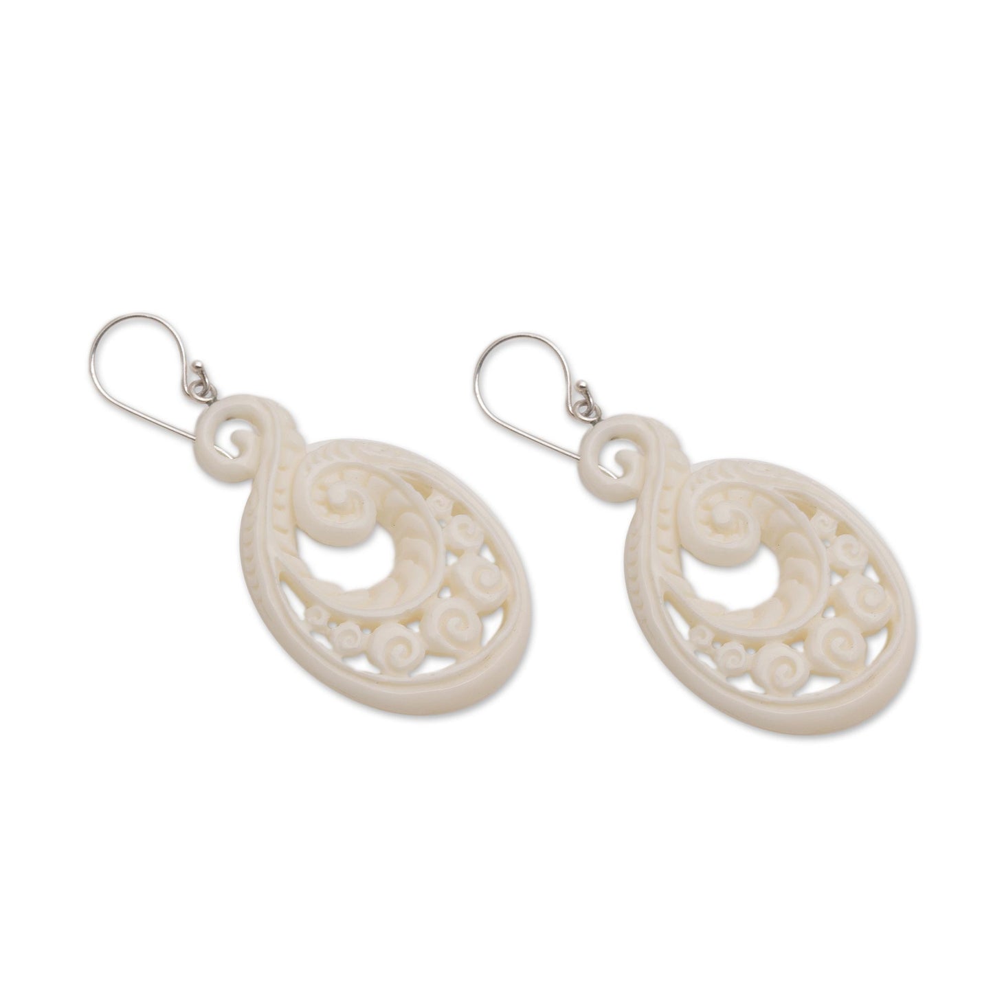 Swirling Scales Dangle Earrings