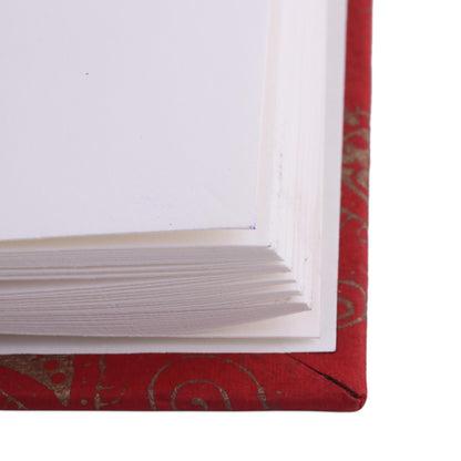 Key to My Heart Handcrafted Key Design Paper Journal from India