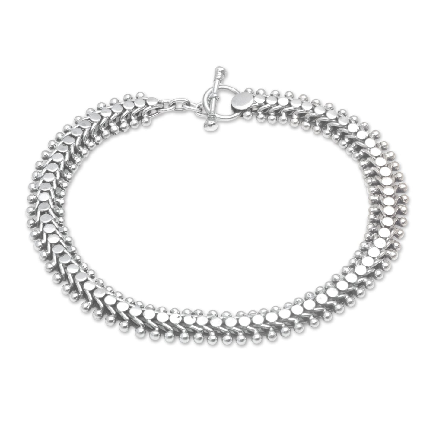 Centipede Crawl Handcrafted Balinese Sterling Silver Anklet