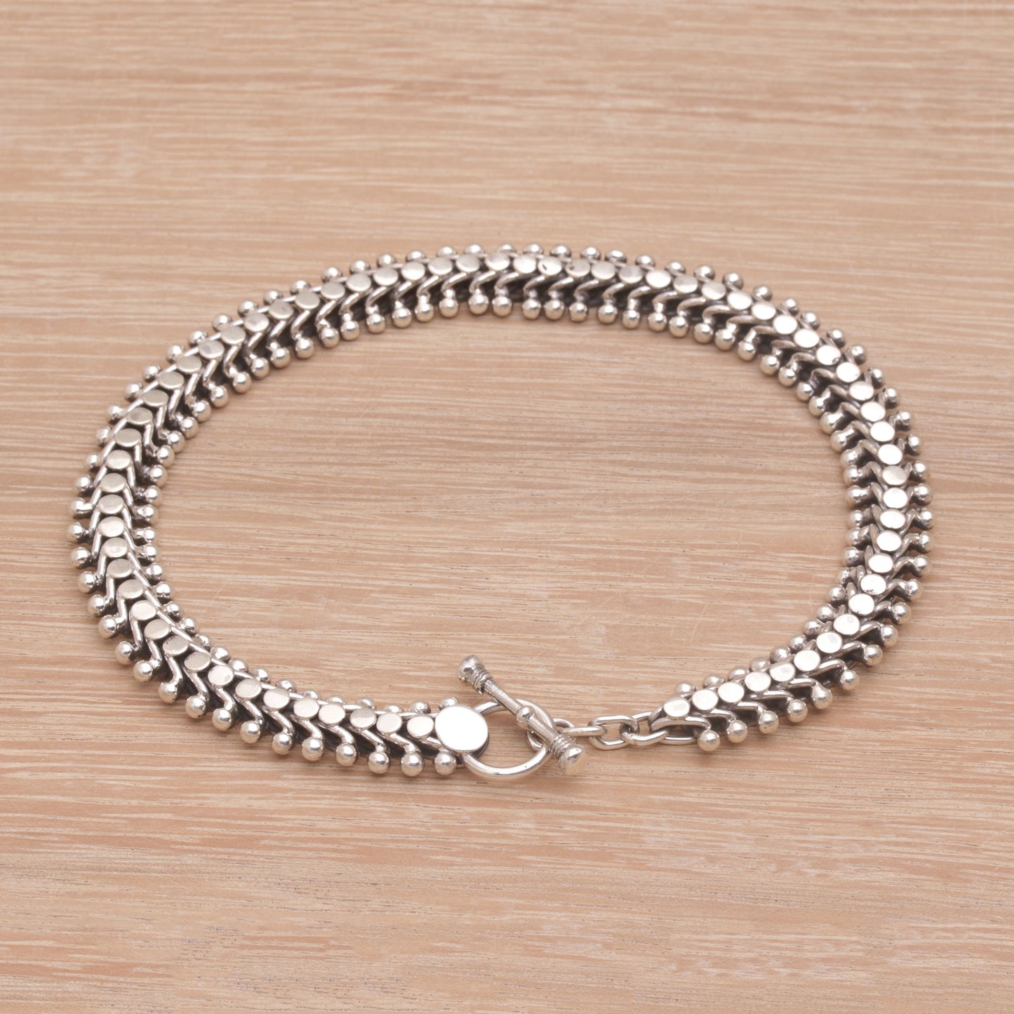 Centipede Crawl Handcrafted Balinese Sterling Silver Anklet
