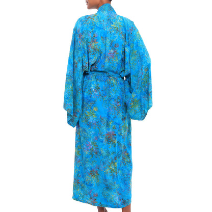 Eden Ocean Batik Rayon Robe