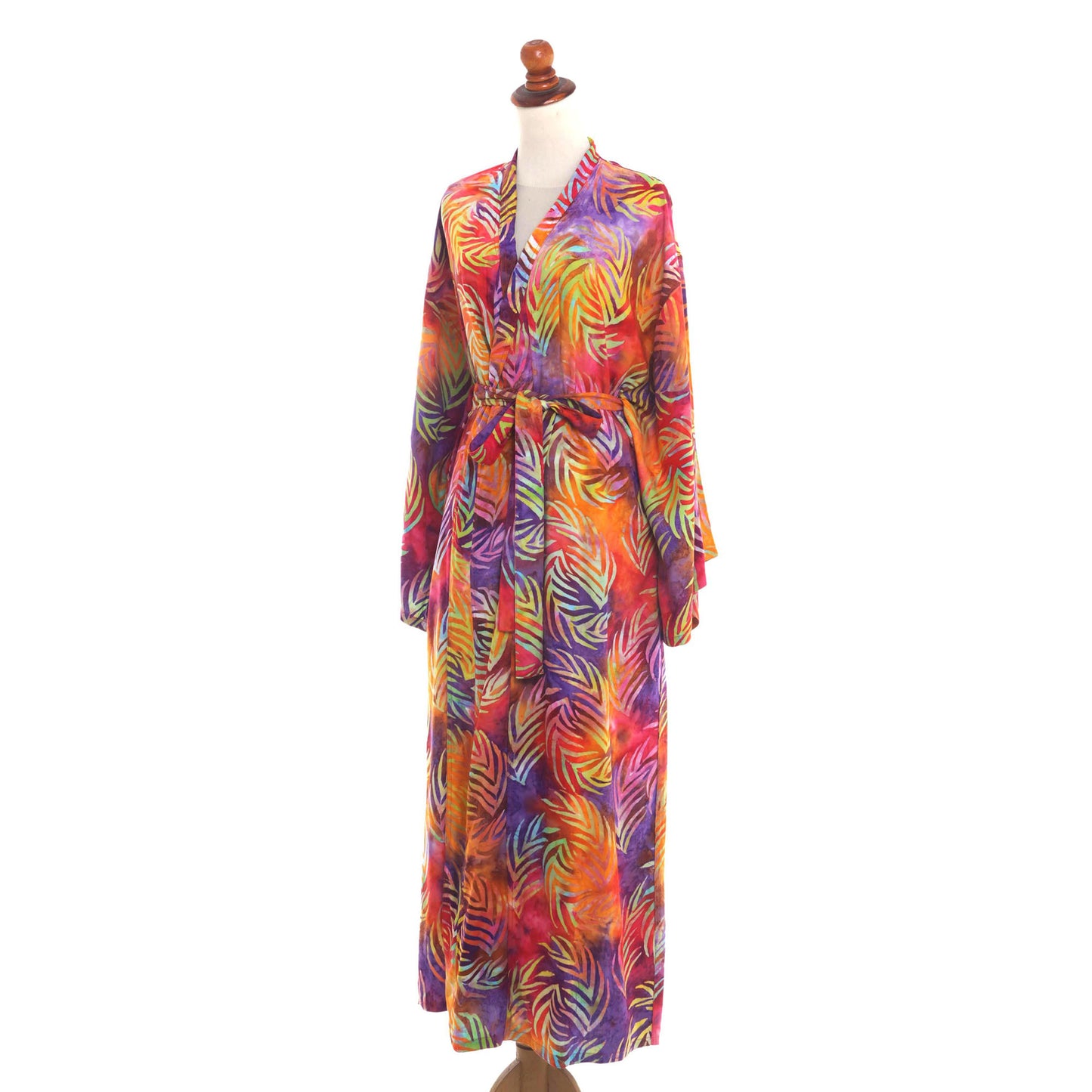 Sunset Grove Batik Rayon Robe