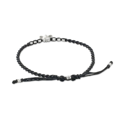 Cute Butterfly Karen Silver Butterfly Charm Anklet from Thailand