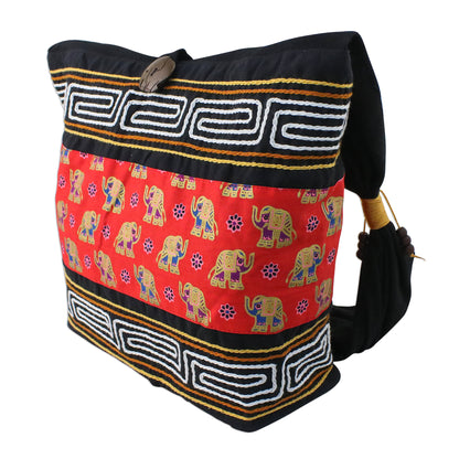 Thai Siam in Crimson Shoulder Bag