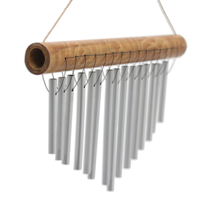 Natural Ring Handcrafted Bamboo Wind Chimes from Bali