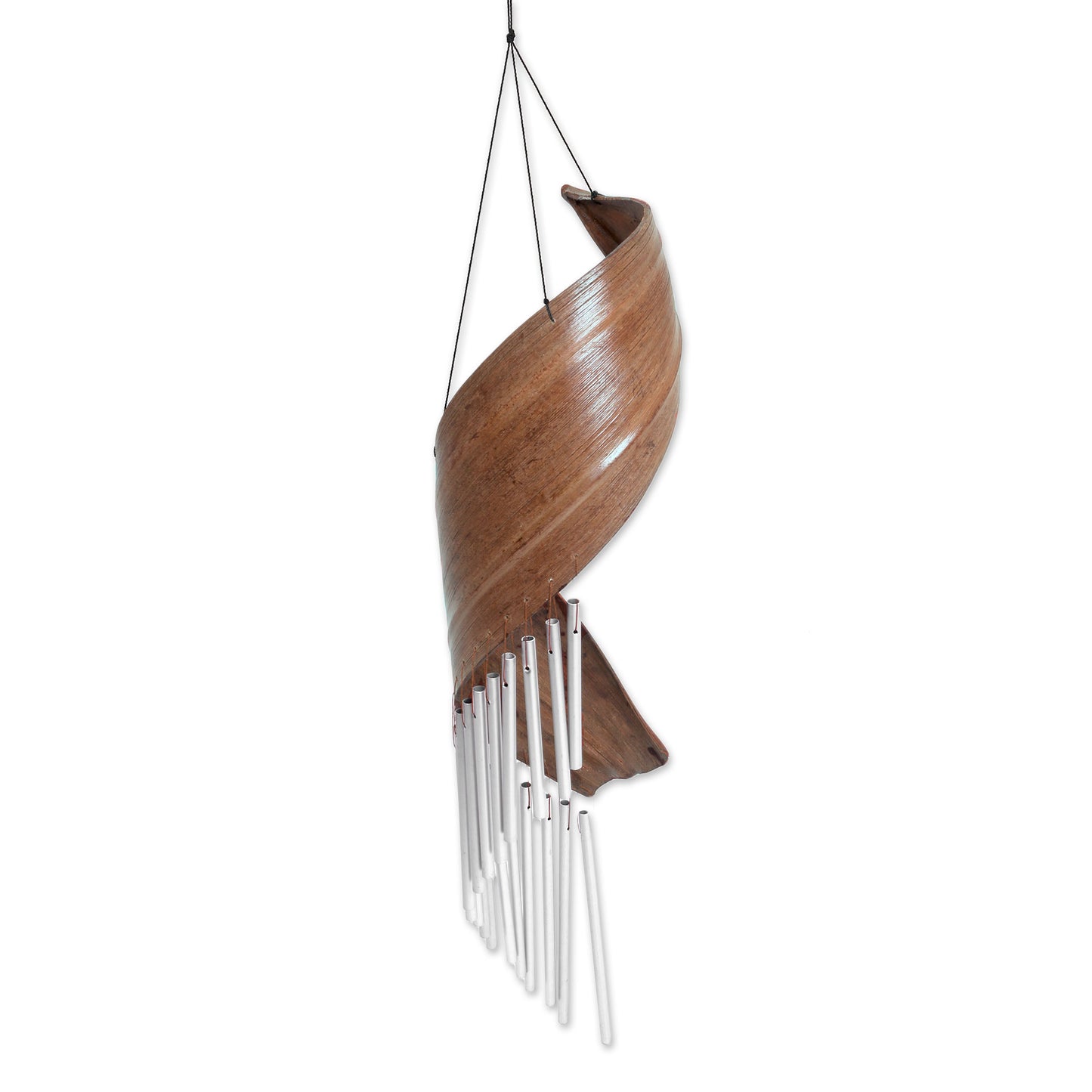 Bali Serenade Handmade Minimalistic Coconut Tree Bark Wind Chime from Bali