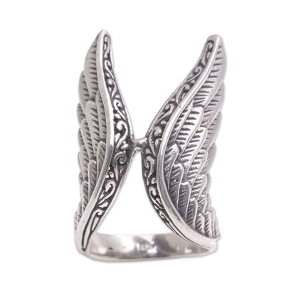 Winged Glory Silver Ring