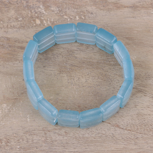 Cosmic Allure Handmade Aventurine Blue Cosmic Allure Beaded Bracelet