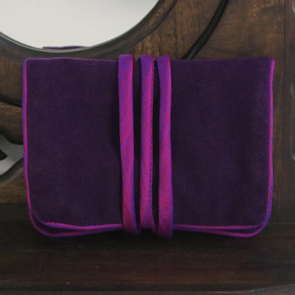 Precious Lisu Hill Tribe Cotton Jewelry Roll