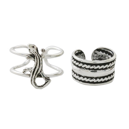 Little Lizard Sterling Silver Lizard Ear Cuffs from Thailand