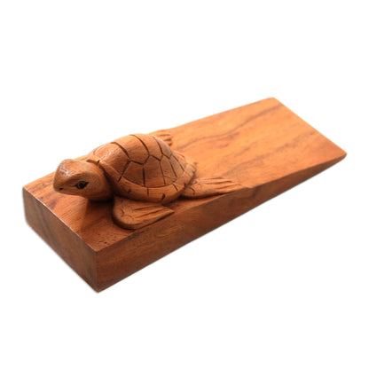 Baby Turtle Door Wood Stopper