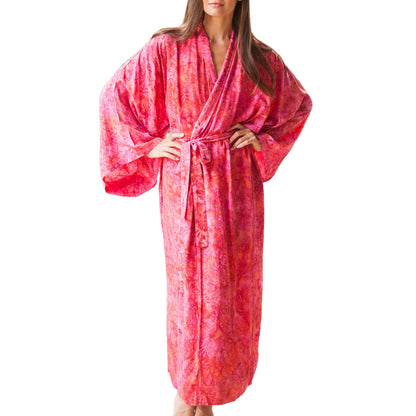 Batik Blush Rayon Batik Robe