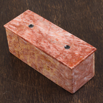 Chance & Skill Pink Marble Domino Set