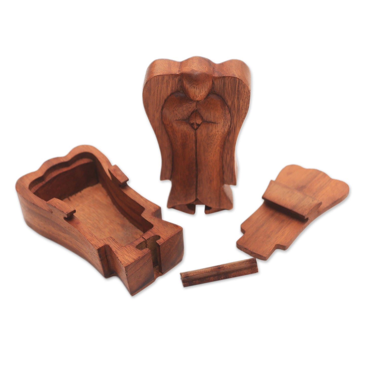 Angelic Protection Wood Puzzle Box