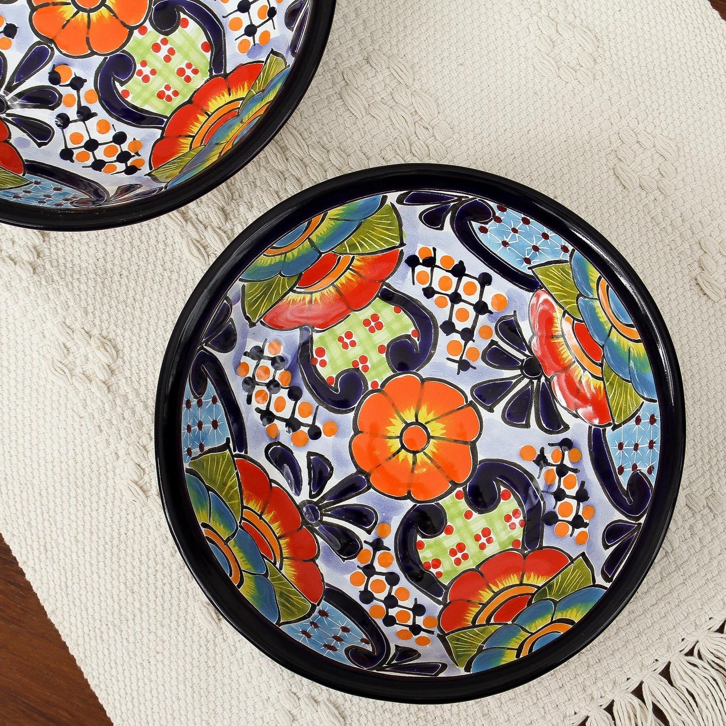 Raining Flowers Ceramic Bowl - Set of 2